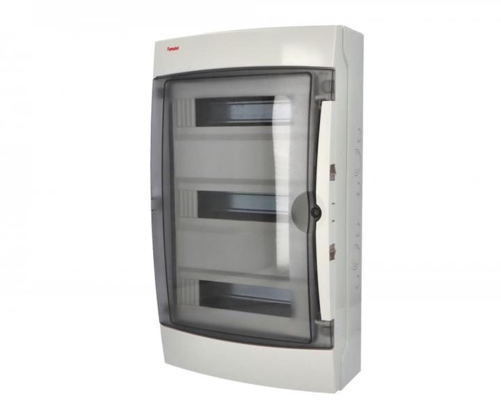 Rozvodnica na omietku Famatel Acqua 3942-TTB IP65 42 modulov 565x326x150 mm