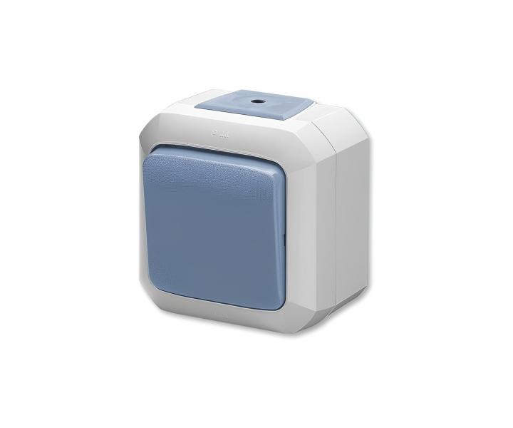 Prepna striedav ABB 3558N-C06510 M, IP44, radenie 6 - modr