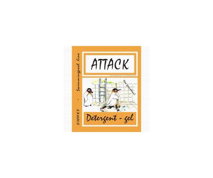 istiaci prostriedok na bazny Attack detergent gel - 1 l