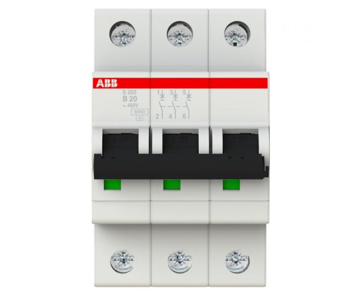 Jisti 6 kA S203M-B20 ABB 2CDS253025R0205