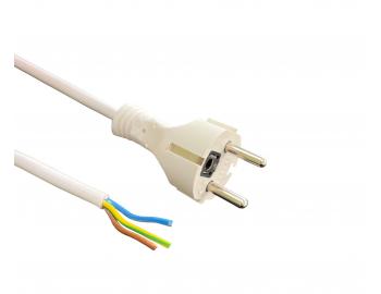 Flexo siliknov nra 963109-3-1/5, 3x1, rovn vidlica, biela - 5 m