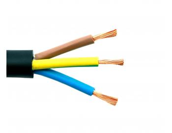 K�bel gumov� H05RR-F, 3Gx1,5, Meinhart, �ierny - 1 m