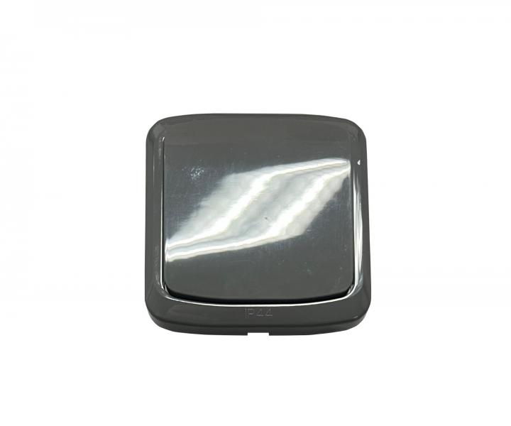 Sp�na� jednon�sobn� kompletn� ABB Tango 3558A-07940 S2, IP44, radenie 7 - dymovo �ed�