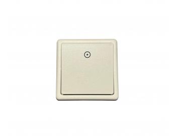 Sp�na� jednon�sobn� ABB Classic 3553-80289 B2, s potla�ou - tlmen� biela