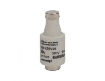 Pojistkov vloka Mersen J217128, DII DZ, gF, 20A, 500V - modr