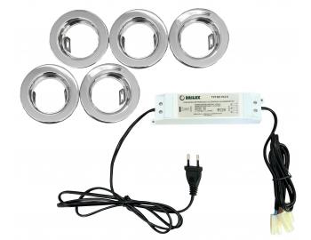 Sada halognovch lmp Brilux 4905-5, 20 W - chrm