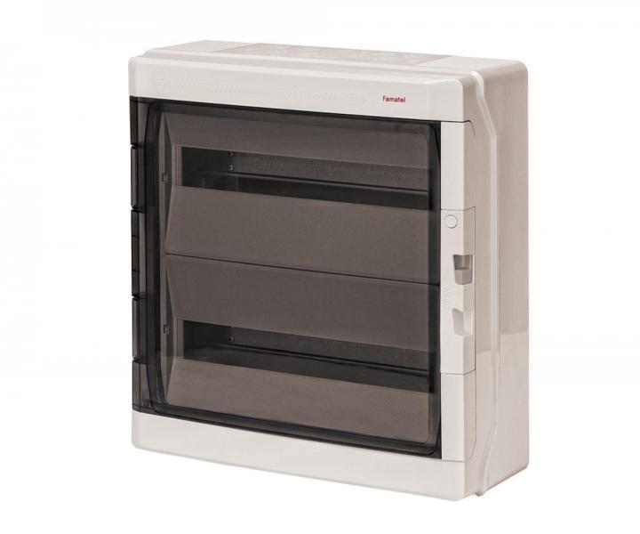 Rozvodnica na omietku Famatel Acqua Plus 39036 IP65 36 modulov (2x18) 464x430x160 mm