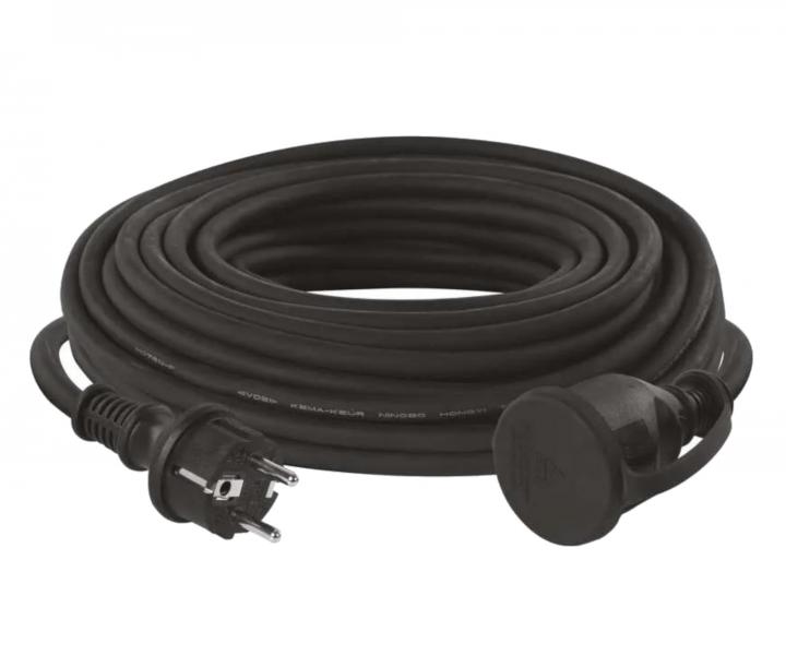 Vonku predlovac kbel Emos P01725R, 1x zsuvka, 230 V, 2,5 mm2, ierny, 25 m
