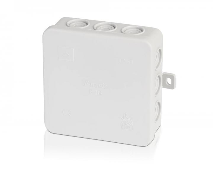 Rozboovacia skrinka F-tronic E114, IP54, 100x100x40 mm - ed