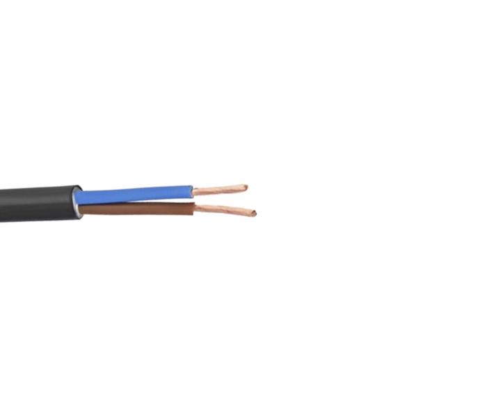 Kbel CYSY 2x1 H05VV-F NKT, ierny