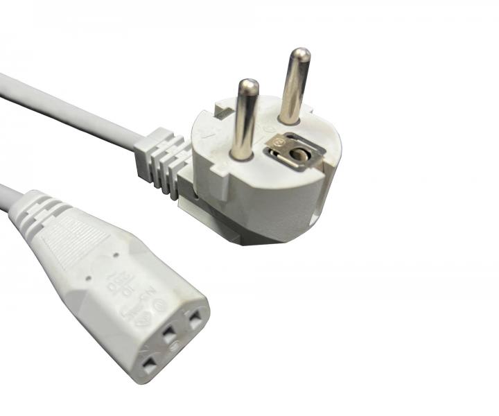 Flexo PVC potaov nra N5/863077-2-2/1,5, 3x0,75, uhlov vidlica, ed, 1,5 m - II. akos - zneisten