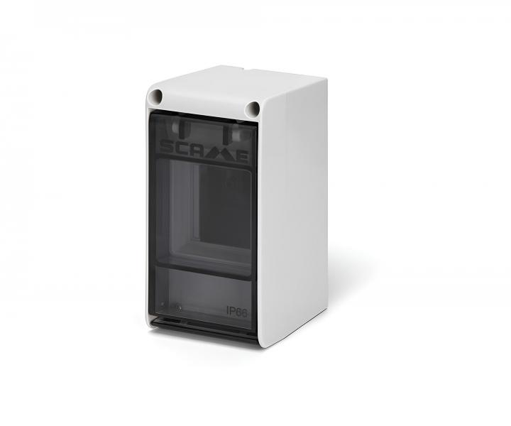 Rozvodnica na omietku Scame Ikona 679.1002, IP66, 2 moduly (1x2), 71x140x100 mm