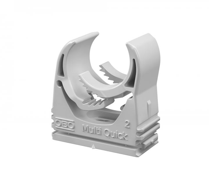 Prchytka OBO Multi Quick 2, 18,5-22,5 mm, polyamid - svetlo ed