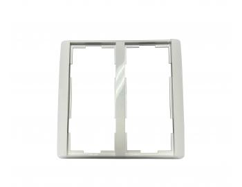 R�m�ek pr�stroja 2x dvojn�sobn� ABB Element-Time 3901E-A00222 03 - biela