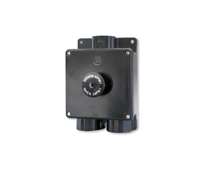 Sp�na� n�stenn� stla�ac� ABB 35363-81, IP55, 3-p�l, 25 A, 400 V - �ierna