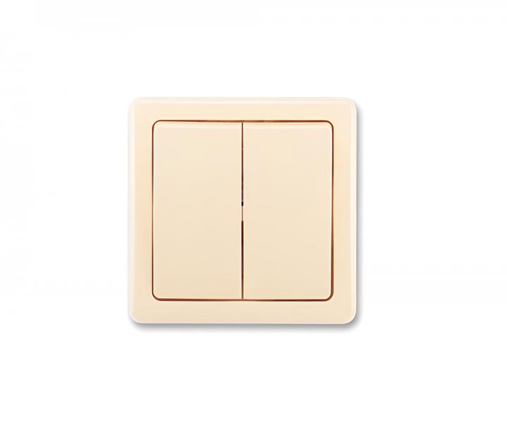 Prepna striedav dvojit ABB Swing 3557G-C52340 C1, radenie 6+6 - krmov