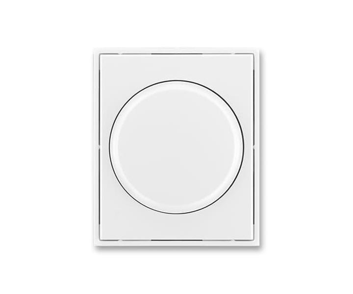 Kryt stmievaa s otonm ovldanm, s upevovacou maticou ABB Element 3294E-A00123 03 - biela/biela  