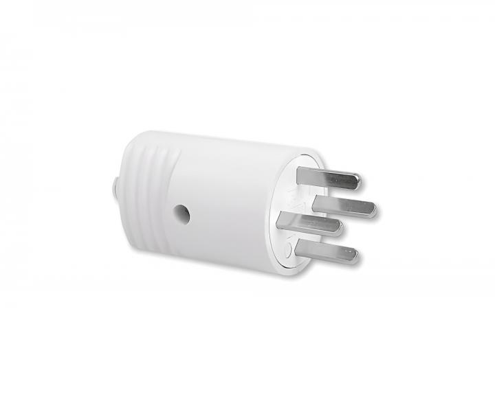Vidlica typ K ABB 5538-8059, 10 A, 4p, 48 V, AC/DC - biela