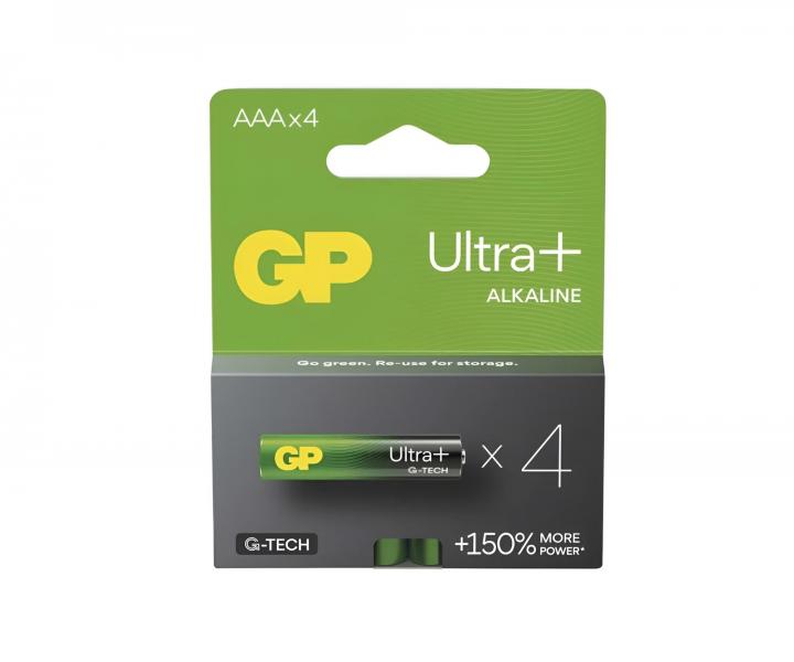 Alkalick batria GP Ultra Plus AAA (LR03) - 4 ks