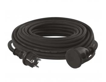 Vonku predlovac kbel Emos P01725R, 1x zsuvka, 230 V, 2,5 mm2, ierny, 25 m