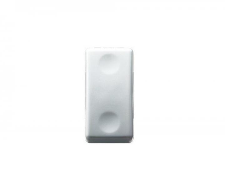 Modul tlaidla Gewiss System GW20510, IP41, 1 modul, 10 A - biely