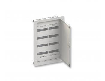 Rozvodnica oceoplechov pre zapusten mont ABB CU25R, IP 30, 96 modulov (4x24)