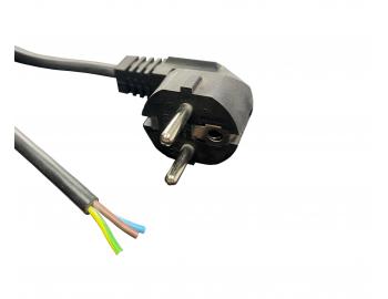 Flexo PVC nra 863107-1-1/2.20, 3Gx1, uhlov vidlica, ierna - 2,20 m