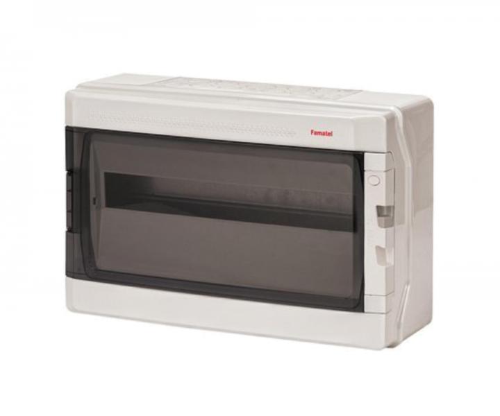 Rozvodnica na omietku Famatel Acqua Plus 39018 IP65 18 modulov (1x18) 290x430x160 mm