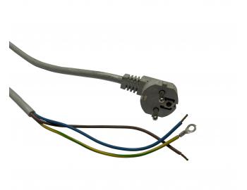 Flexo PVC nra 863157-2-62/3, 3x1,5, 2x dutinky, 1x oko, uhlov vidlica, biela, 3 m - II. akos - zneisten