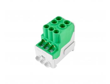Distribun blok Hora eTec UVB 100 PE, 100 A, 690 V, 1-pl - zelen