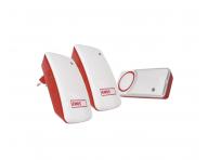 Bezbat�riov� domov� bezdr�tov� zvon�ek Emos P5750.2R do z�suvky, IP44