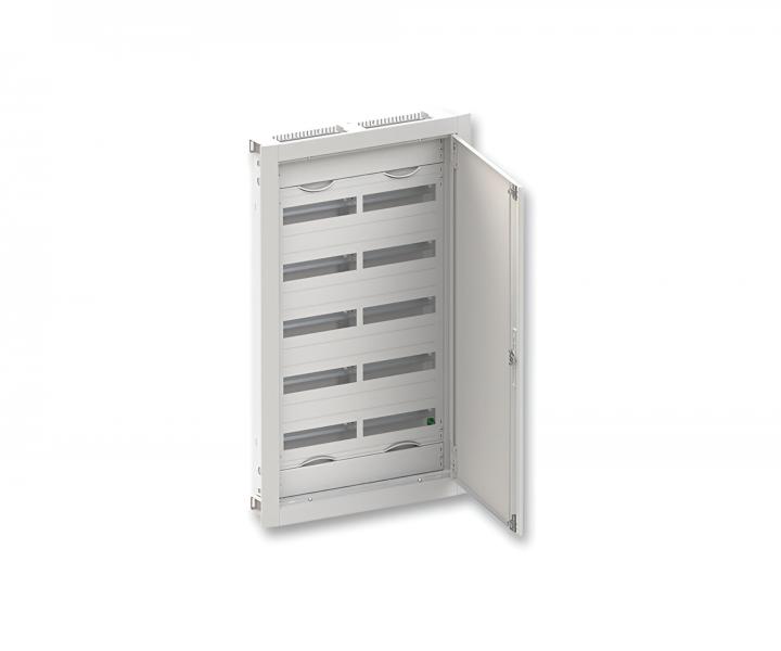 Rozvodnica oceoplechov pre zapusten mont ABB CU26R, IP 30, 120 modulov (5x24)