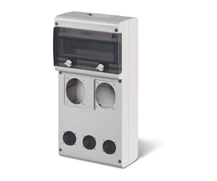 Zsuvkov rozvodnica Scame Block 4 632.4520-000, IP66, 5 x zsuvka