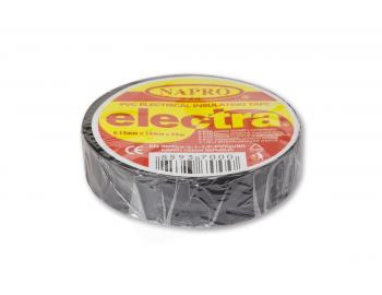 Izolan pska Napro electra PVC 0,13 mm x 15 mm x 10 m, ierna