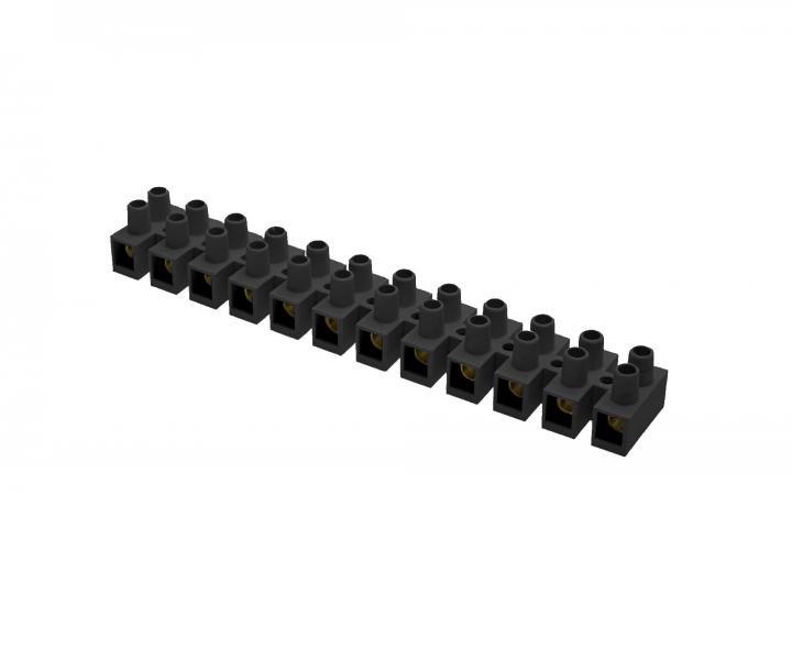 Prstrojov svorkovnica s mosadznm puzdrom Elcon 1-6 mm2 - ierna