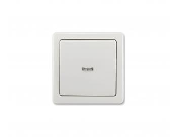 Sp�na� dvojp�lov� kompletn� ABB 3557G-C02342 S1, s priezorom - svetlosiv�