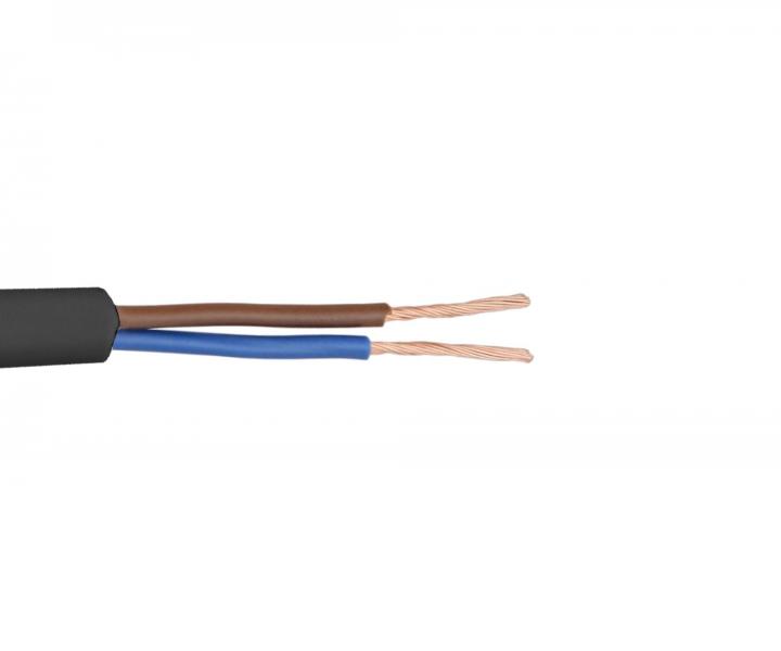 Kbel CYLY H03VV-F 2x0,50 NKT, ierny
