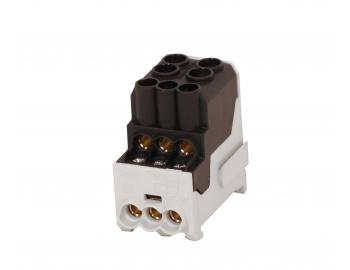 Blok na rozdelenie fz Hora eTec UVB 100 L S, 101 A, 1000 V, 1-pl - ierny