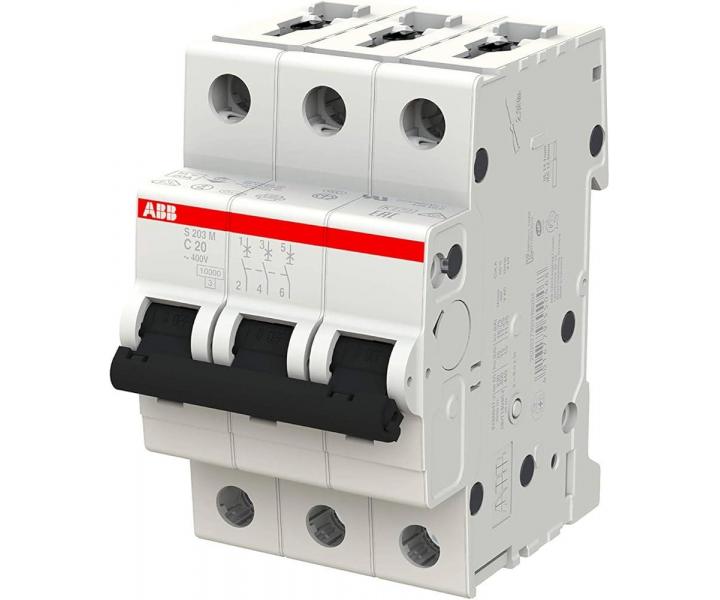 Jisti 10 kA S203M-C20 ABB 2CDS273001R0204