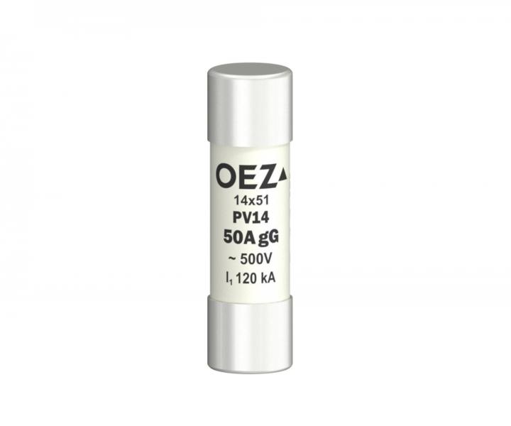 Pojistkov vloka PV14 50A gG OEZ 06736, AC 500V/DC 250 V
