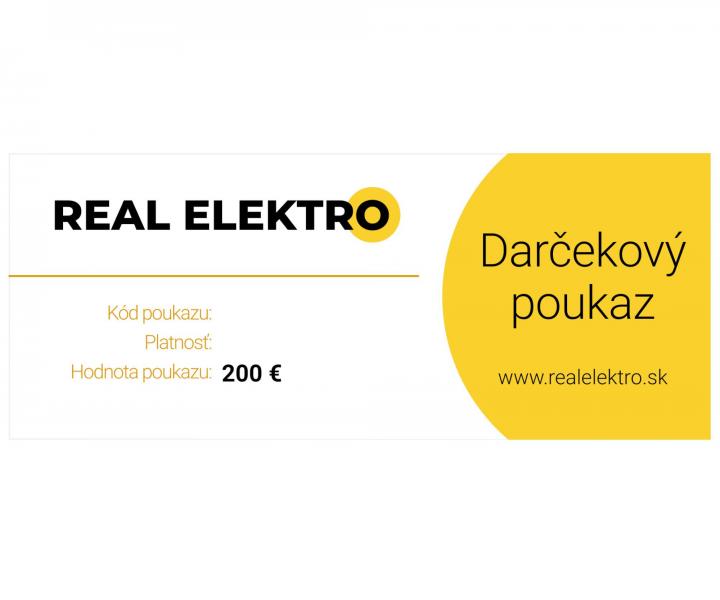 Elektronick darekov poukaz na 200 