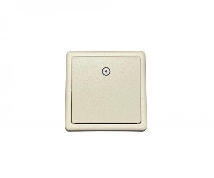 Sp�na� jednon�sobn� ABB Classic 3553-80289 B2, s potla�ou - tlmen� biela