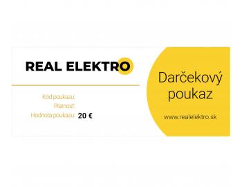 Elektronick darekov poukaz na 20 