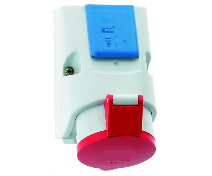 Kombinovan zsuvka 16A 5p 400V IP44 6h + zs. 230V CZ Bals 1015