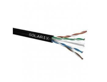 Dtov kbel CAT6 UTP-PE 5E Fca 27655193 Solarix ierny vonkaj