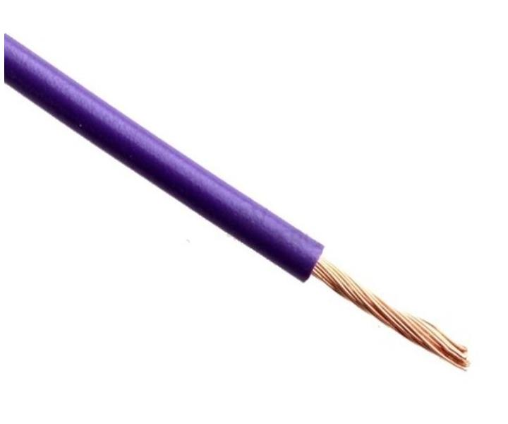 Vodi CYA H07V-K 2,5 NKT, fialov