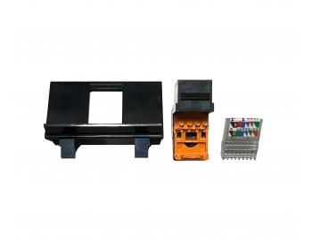 Nosn� maska z�suvky s konektormi ABB 5014E-A03517, E, F, 2x RJ45-8