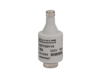 Pojistkov vloka Mersen S215089, vekos DII DZ, gF, 10A, 500V - erven