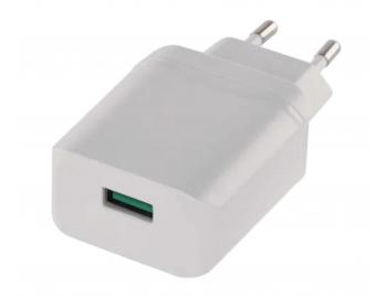 Univerzlny nabjac USB adaptr Emos Quick 3A (18 W) biely
