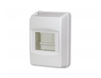 Kryt isti�a zkosen� YERLI �RETIM CP 01034, IP40, 3-4 moduly - biela